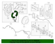 Тормозные колодки барабанные FORD BC3Z-2648-A