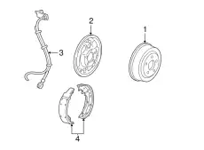 Тормозные колодки дисковые FORD 1U2Z-2V200-NARM