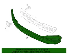 Решетка бампера HYUNDAI / KIA 865611W110