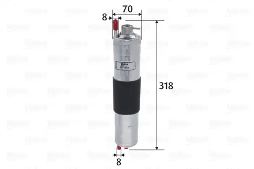 Топливный фильтр VALEO 587034