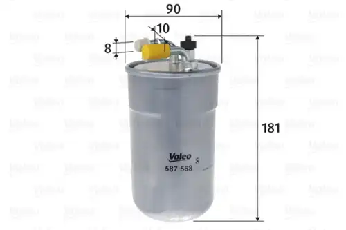 Топливный фильтр VALEO 587568
