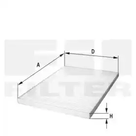 Салонный фильтр FIL FILTER HCK7061