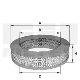 Фильтр воздушный FIL FILTER HPU4314