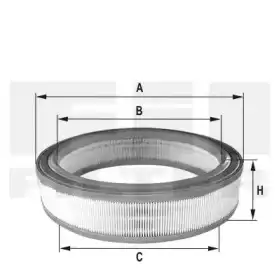 Фильтр воздушный FIL FILTER HPU4337