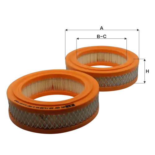 Фильтр воздушный FIL FILTER HPU4357