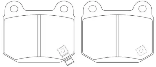 Тормозные колодки дисковые FIT FP0109