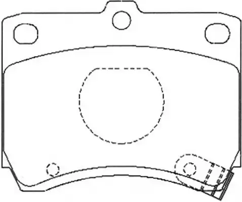 Тормозные колодки дисковые FIT FP0402