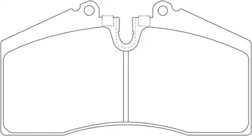Тормозные колодки дисковые FIT FP0447