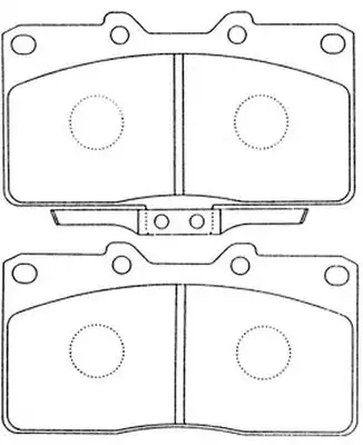 Тормозные колодки дисковые FIT FP0531