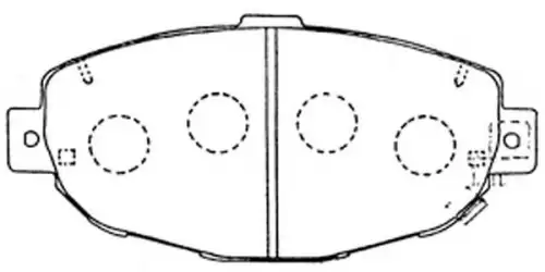 Тормозные колодки дисковые FIT FP0571