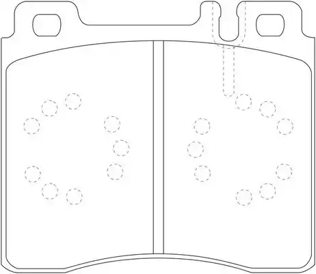 Тормозные колодки дисковые FIT FP0577