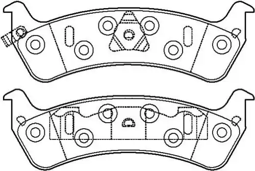 Тормозные колодки дисковые FIT FP0625