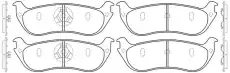Тормозные колодки дисковые FIT FP0647