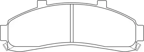 Тормозные колодки дисковые FIT FP0652
