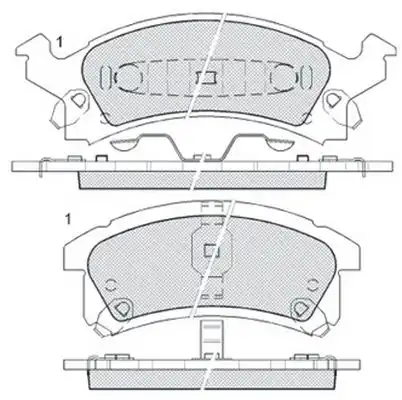 Тормозные колодки дисковые FIT FP0673