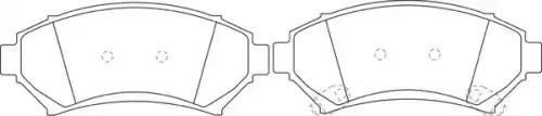 Тормозные колодки дисковые FIT FP0699