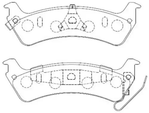 Тормозные колодки дисковые FIT FP0713