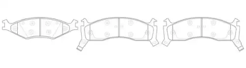Тормозные колодки дисковые FIT FP0719