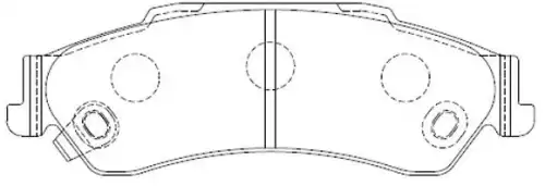 Тормозные колодки дисковые FIT FP0729