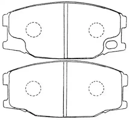 Тормозные колодки дисковые FIT FP0734