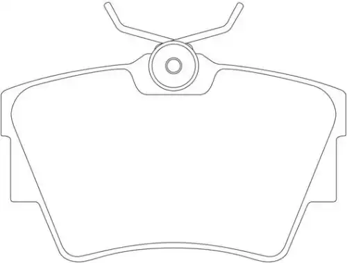 Тормозные колодки дисковые FIT FP0808