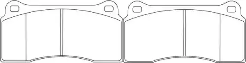 Тормозные колодки дисковые FIT FP0810