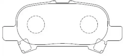 Тормозные колодки дисковые FIT FP0828