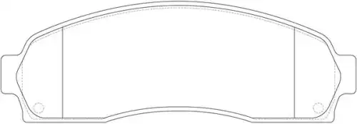 Тормозные колодки дисковые FIT FP0833