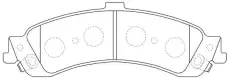 Тормозные колодки дисковые FIT FP0834