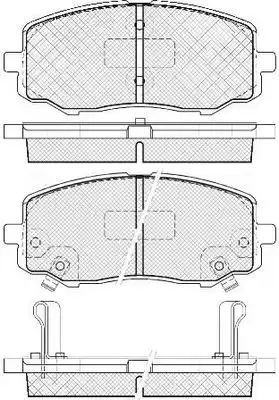Тормозные колодки дисковые FIT FP1010