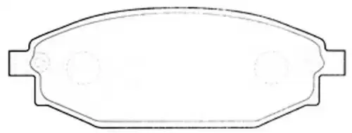Тормозные колодки дисковые FIT FP1014