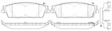 Тормозные колодки дисковые FIT FP1194