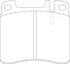 Тормозные колодки дисковые FIT FP1234