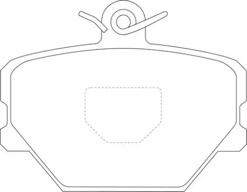 Тормозные колодки дисковые FIT FP1252