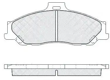 Тормозные колодки дисковые FIT FP1374
