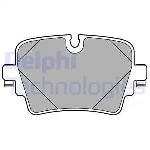 Тормозные колодки дисковые задняя ось DELPHI LP2768