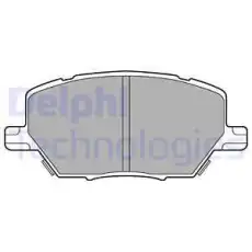 Тормозные колодки дисковые DELPHI LP3184