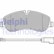 Тормозные колодки дисковые DELPHI LP3184