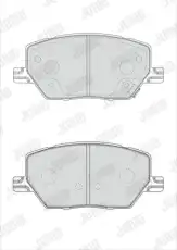 Тормозные колодки дисковые передняя ось JURID 573610J