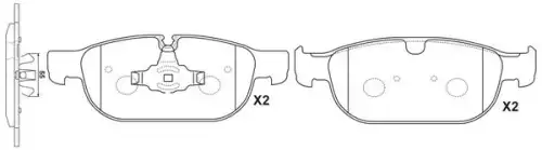 Тормозные колодки дисковые FIT FP1865