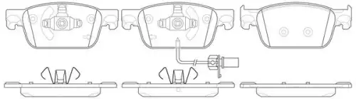 Тормозные колодки дисковые FIT FP1953E