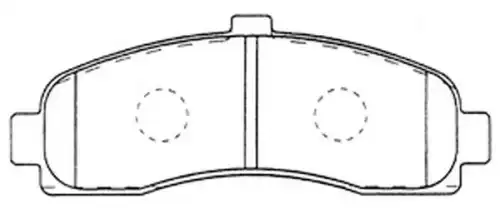 Тормозные колодки дисковые FIT FP2106