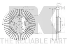 Тормозной диск NK 313450