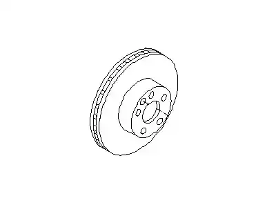 Тормозной диск NISSAN 43206CD000