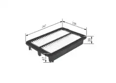 Фильтр воздушный BOSCH F 026 400 439