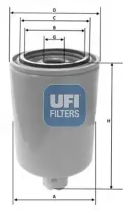 Топливный фильтр UFI 2403900