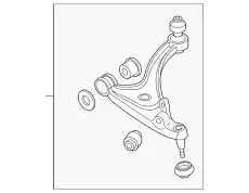 Рычаг подвески MAZDA F189-34-350A