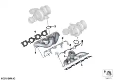 Коллектор выпускной BMW 11 62 7 638 778