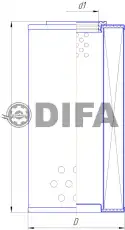 Фильтр масляный DIFA DIFA 5302