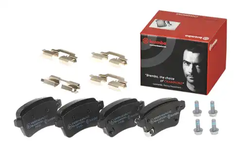 Тормозные колодки дисковые задняя ось BREMBO P 59 086